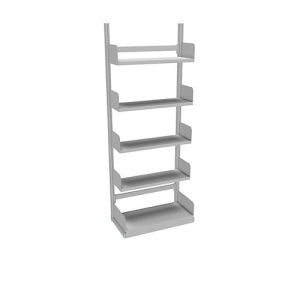 Variabo Freiarmregal, Grundfeld, einseitig, 250 mm Fachbodentiefe, 750 x 2000 mm Variabo Freiarmregal, Grundfeld, einseitig, 250 mm Fachbodentiefe, 750 x 2000 mm