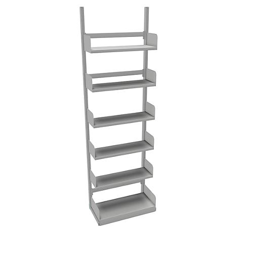 Variabo Freiarmregal, Grundfeld, einseitig, 250 mm Fachbodentiefe, 750 x 2500 mm