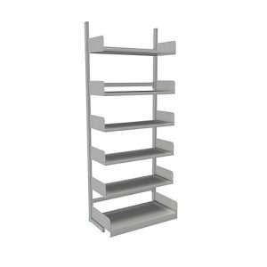 Variabo Freiarmregal, Grundfeld, einseitig, 400 mm Fachbodentiefe, 1000×2500 mm Variabo Freiarmregal, Grundfeld, einseitig, 400 mm Fachbodentiefe, 1000×2500 mm