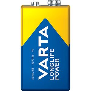 VARTA Batterie Longlife Power, Spannung 9 V, besonders langlebig, E-Block, 1 Stück VARTA Batterie Longlife Power, Spannung 9 V, besonders langlebig, E-Block, 1 Stück