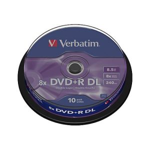 Verbatim – DVD+R DL x 10 – 8.5 GB – Speichermedium