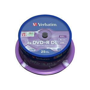Verbatim – DVD+R DL x 25 – 8.5 GB – Speichermedium