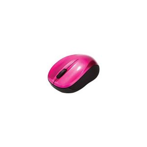 Verbatim Wireless Mouse GO NANO – Maus – RF – Hot Pink