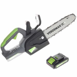 Verdemax SE20 – Akku-Kettensäge 20V 2Ah – Schwert  25 cm