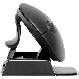 Vertikalmaus R-Go Twister, ergonomisch, beidhändig, 400-2400 dpi, 2 Tasten & Scrollrad, LED-Pausenanzeige, Bluetooth/USB, schwarz