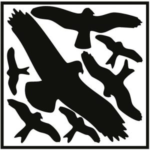 Vogelschutz-Set zum Aufkleben Vogelschutz-Set zum Aufkleben