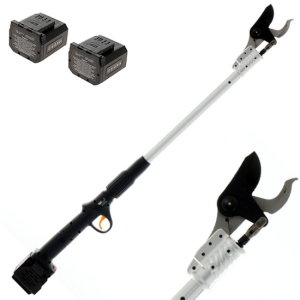 Volpi KV81 Akku-Gartenschere auf Schaft – Mit 2 x 21,6V/ 4Ah Akkus – kabellos Volpi KV81 Akku-Gartenschere auf Schaft – Mit 2 x 21,6V/ 4Ah Akkus – kabellos