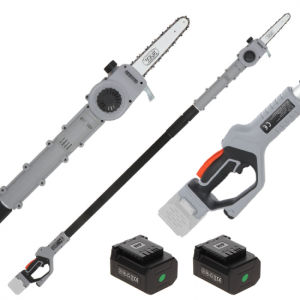 Volpi KVS8000P – Akku-Hochentaster mit Teleskopschaft mit neigbarem Kopf – 2x 21.6V 4.0Ah