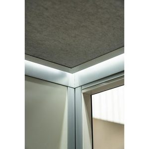 Wand-Schallabsorber Kleusberg für CoWoCube®, zur Optimierung der Raumakustik, Vorderseite Filz, Brandschutz B1 nach DIN 4102, B 500 x H 1000 mm, weiß Wand-Schallabsorber Kleusberg für CoWoCube®, zur Optimierung der Raumakustik, Vorderseite Filz, Brandschutz B1 nach DIN 4102, B 500 x H 1000 mm, weiß