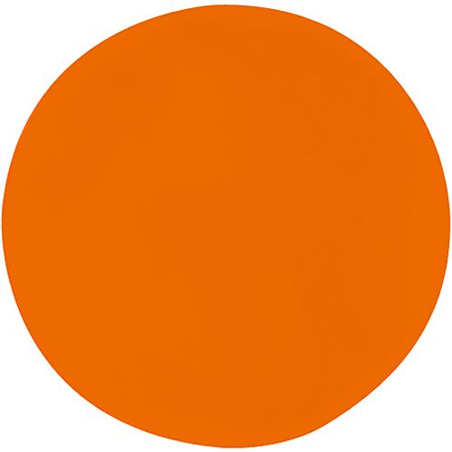 Wandabsorber Kreis, Ø 1000 mm, Polyestervlies in Filzoptik, orange