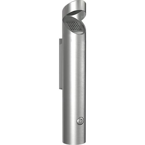 Wandascher Pio, für Innen- und Außenbereich, 1,7 l, ⌀ 75 x H 450 mm, Edelstahl
