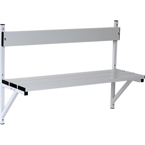 Wandbank, Alu/Edelstahl, 1015 mm breit
