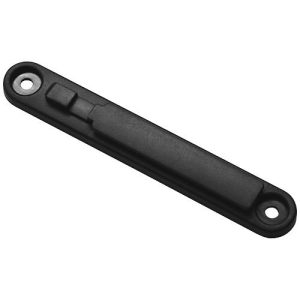 Wandclip für Gurtpfosten ALLROUNDLINE, verschraubbar, B 16 x T 8 x H 100 mm, schwarz Wandclip für Gurtpfosten ALLROUNDLINE, verschraubbar, B 16 x T 8 x H 100 mm, schwarz