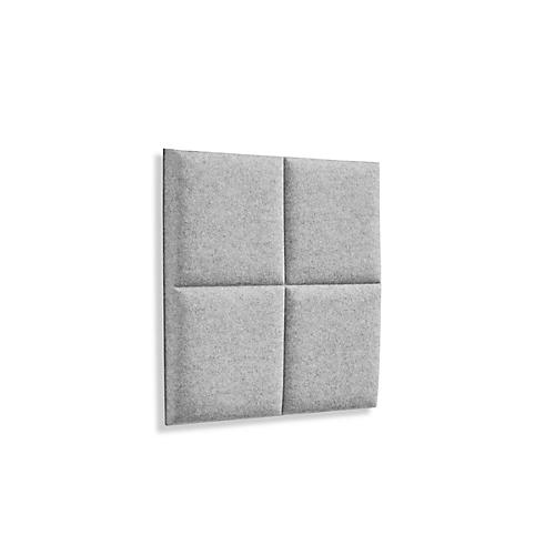 Wandpaneele m. Magnetbefestigung, B 604 x T 604 x H 47 mm, versch. 4 Square-Design, beigebraun