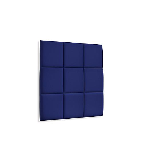 Wandpaneele m. Magnetbefestigung, B 604 x T 604 x H 47 mm, versch. 9 Square-Design, dunkelblau