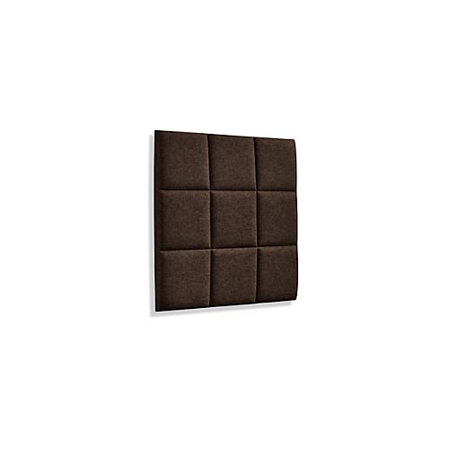 Wandpaneele m. Magnetbefestigung, B 604 x T 604 x H 47 mm, versch. 9 Square-Design, dunkelbraun/meliert