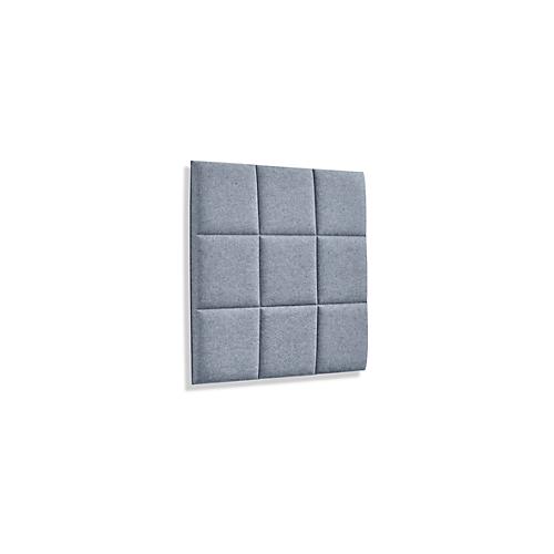 Wandpaneele m. Magnetbefestigung, B 604 x T 604 x H 47 mm, versch. 9 Square-Design, hellgrau