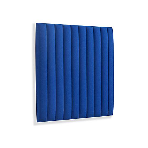 Wandpaneele m. Magnetbefestigung, B 604 x T 604 x H 47 mm, versch. Stripes-Design, azurblau