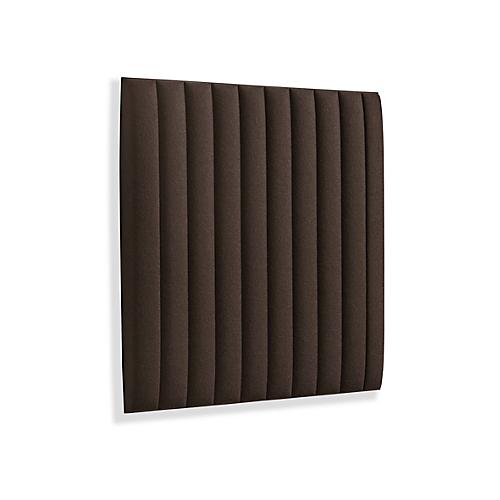 Wandpaneele m. Magnetbefestigung, B 604 x T 604 x H 47 mm, versch. Stripes-Design, dunkelbraun/meliert