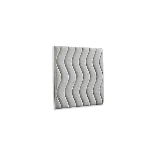 Wandpaneele m. Magnetbefestigung, B 604 x T 604 x H 47 mm, versch. Waves-Design, beigebraun