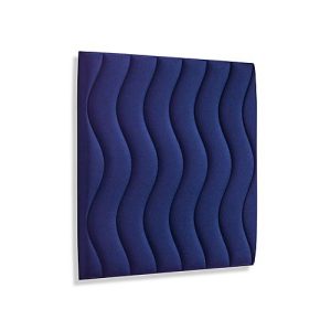 Wandpaneele m. Magnetbefestigung, B 604 x T 604 x H 47 mm, versch. Waves-Design, dunkelblau Wandpaneele m. Magnetbefestigung, B 604 x T 604 x H 47 mm, versch. Waves-Design, dunkelblau