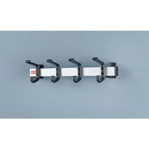 Wandprofil mit 4 Hut-/Mantelhaken