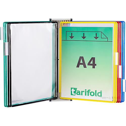 Wandsichttafelsystem, magnetisch, DIN A4, 10 Tafeln