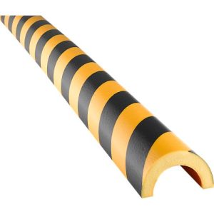 Warn-Schutzprofil Typ 350, Polyurethan-Schaum, gelb/schwarz, Länge 1 Meter Warn-Schutzprofil Typ 350, Polyurethan-Schaum, gelb/schwarz, Länge 1 Meter