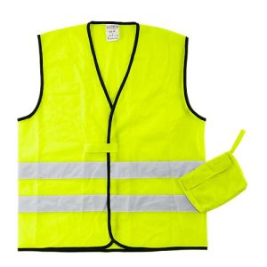 Warnweste, Unisex, EN ISO 20471: 2013, 2 Reflektorstreifen, in Tasche, 100 % Polyester, neongelb, Universalgröße M-XXL Warnweste, Unisex, EN ISO 20471: 2013, 2 Reflektorstreifen, in Tasche, 100 % Polyester, neongelb, Universalgröße M-XXL