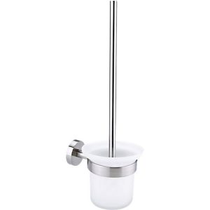 WC-Bürste tesa Moon, Befestigung ohne Bohren, inkl. Klebelösung, ablösbar, Edelstahloptik WC-Bürste tesa Moon, Befestigung ohne Bohren, inkl. Klebelösung, ablösbar, Edelstahloptik