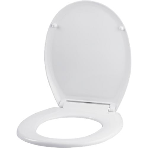 WC-Sitz 'Relax', L 445 x B 375 mm, Scharniere aus Metall, weiß
