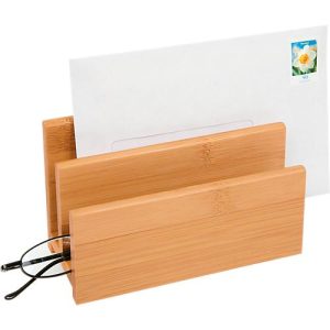 Wedo Briefständer Bambus, 2 Fächer, sehr stabil Wedo Briefständer Bambus, 2 Fächer, sehr stabil