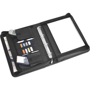 WEDO Orga-Mappe, Kunstleder, mit Tragegriff und DIN A4-Schreiblock, schwarz WEDO Orga-Mappe, Kunstleder, mit Tragegriff und DIN A4-Schreiblock, schwarz