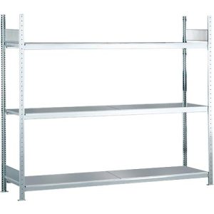 Weitspannregal Grundregal WS2000 – H2000 x B1500 x T500 mm, 3 Ebenen, Stahl Weitspannregal Grundregal WS2000 – H2000 x B1500 x T500 mm, 3 Ebenen, Stahl