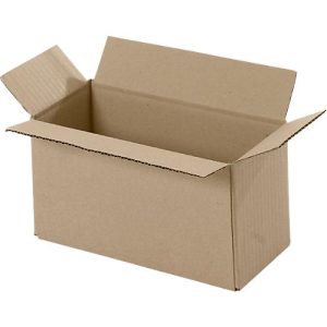 Wellpapp-Faltkartons, 1-wellig, 200 x 100 x 100 mm, braun Wellpapp-Faltkartons, 1-wellig, 200 x 100 x 100 mm, braun