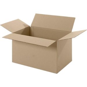 Wellpapp-Faltkartons, 1-wellig, 350 x 250 x 200 mm, braun Wellpapp-Faltkartons, 1-wellig, 350 x 250 x 200 mm, braun