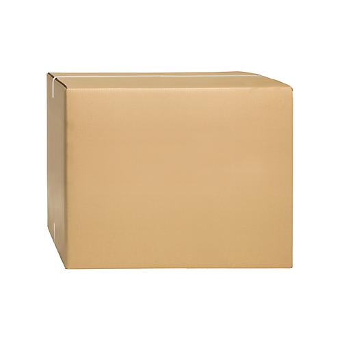 Wellpapp-Faltkartons, 2-wellig, 600 x 600 x 500 mm, braun