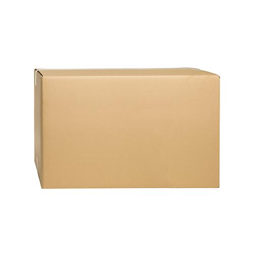 Wellpapp-Faltkartons, 2-wellig, 700 x 400 x 400 mm, braun