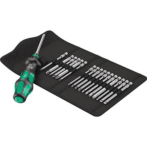 Wera Bit-Set KK Turbo Imperial, Aufbew. Falttasche, 19-teilig, B 195 x T 133 x H 75 mm