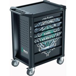 WERA Werkstattwagen 9700 Tool Rebel, 78-teilig, B 785 x T 709 x H 1020 mm, Tragkraft 1000 kg, 7 Schubladen WERA Werkstattwagen 9700 Tool Rebel, 78-teilig, B 785 x T 709 x H 1020 mm, Tragkraft 1000 kg, 7 Schubladen