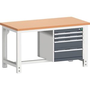 Werkbank W-1577/11-2.8, anthrazitgrau Werkbank W-1577/11-2.8, anthrazitgrau
