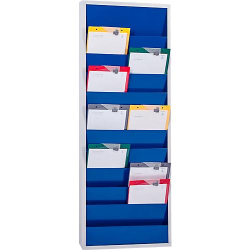 Werkstattplaner Eichner 9019-00202, zweireihig, für 20 Auftragstaschen, blau