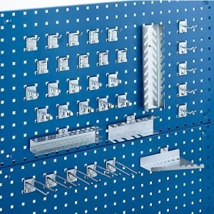 Werkzeughaken Set C, für Materialschränke mit Lochrasterwänden, 29-teilig Werkzeughaken Set C, für Materialschränke mit Lochrasterwänden, 29-teilig