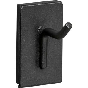 Werkzeughalter WFI, magnetisch, 1 Haken, Ø 5 x L 38 mm, Stahl, schwarz, 2 Stück Werkzeughalter WFI, magnetisch, 1 Haken, Ø 5 x L 38 mm, Stahl, schwarz, 2 Stück