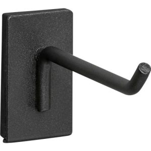 Werkzeughalter WFI, magnetisch, 1 Haken, Ø 6 x L 100 mm, Stahl, schwarz, 2 Stück Werkzeughalter WFI, magnetisch, 1 Haken, Ø 6 x L 100 mm, Stahl, schwarz, 2 Stück