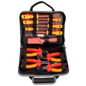 Werkzeugmappe PROJAHN proficraft VDE ELEKTRO, 12-tlg., in ergonom. Stofftragetasche, B295xT230xH65 mm Werkzeugmappe PROJAHN proficraft VDE ELEKTRO, 12-tlg., in ergonom. Stofftragetasche, B295xT230xH65 mm