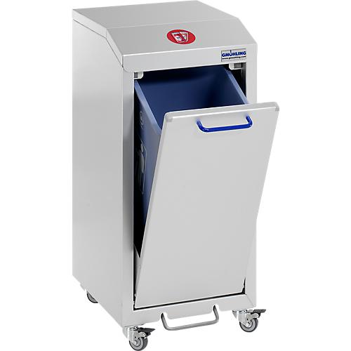 Wertstoffsammler G-collect X 2001, L 370 x B 490 x H 800 mm, 1-fach