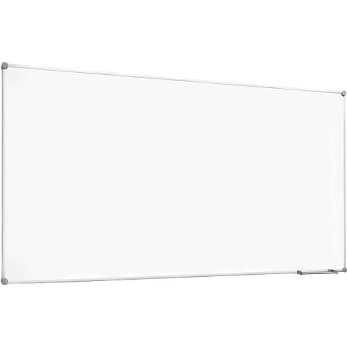 Whiteboard 2000 MAULpro, weiß kunststoffbeschichtet, Rahmen platingrau, 2000 x 1000 mm