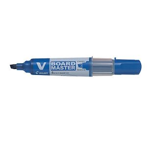 Whiteboardmarker PILOT V-Board Master, nachfüllbar, Tintenstandanzeige, Keilspitze, blau, 1 Stück Whiteboardmarker PILOT V-Board Master, nachfüllbar, Tintenstandanzeige, Keilspitze, blau, 1 Stück