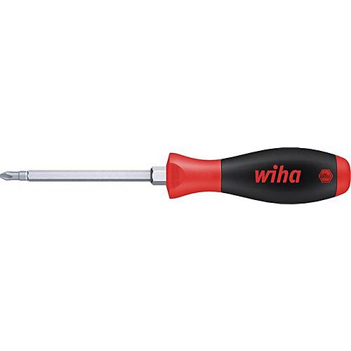 WIHA Schraubendreher 312 Gr.PH 1, Klingen-L. 80mm, Mehrkomponentengriff, Chrom-Vanadium-Molybdän-Stahl